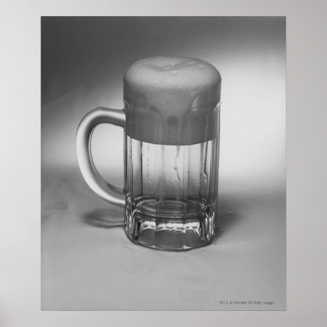 Überlaufglas Poster (Vorne)