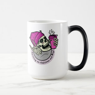 Überleben auf Koffein und Rage Mug Verwandlungstasse