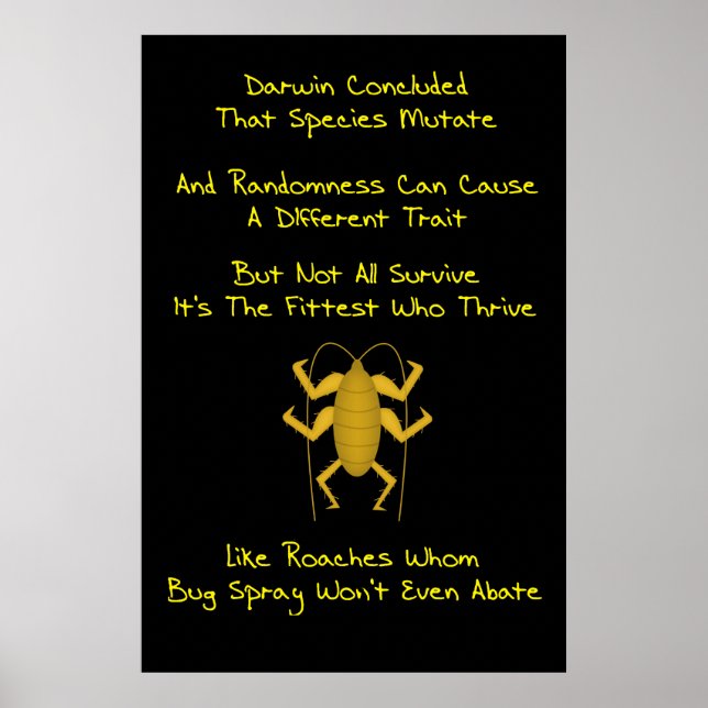 Überleben des Prüfkörpers Poster (Vorne)