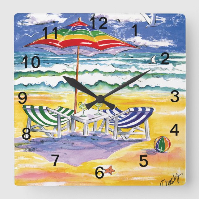 Überleben Druck-Wand Uhr (Vorderseite)