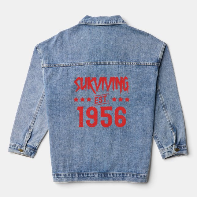 Überleben Est 1956 Jeansjacke (Rückseite)