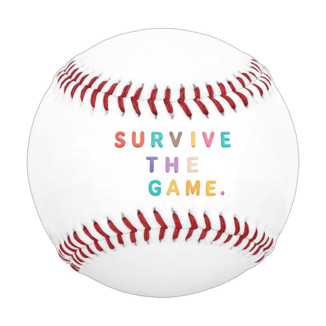 Überleben Sie das Spiel. Baseball (Vorderseite)