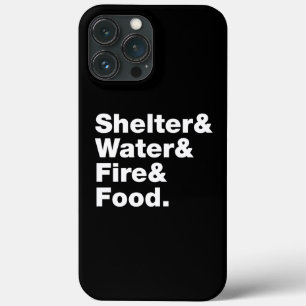 Überleben (Unterkunft & Wasser & Feuer & Nahrung)  Case-Mate iPhone Hülle