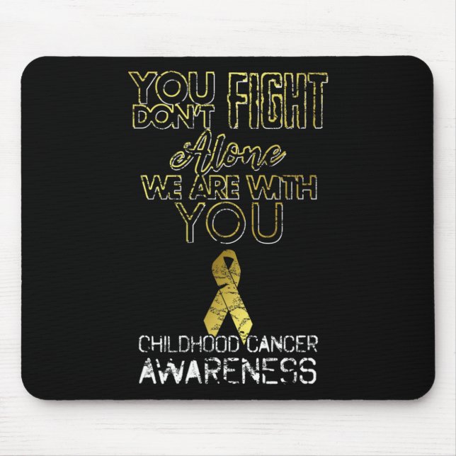 Überleben von Krebs im Kindesalter Krebs Mousepad (Vorne)