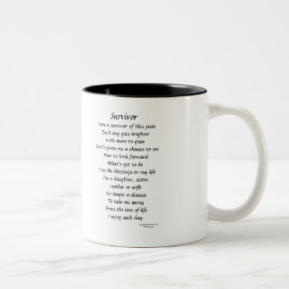 Überlebend-Bild Zweifarbige Tasse