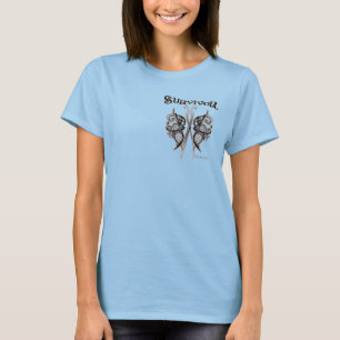 Überlebend-keltischer Schmetterling - Haut-Krebs T-Shirt