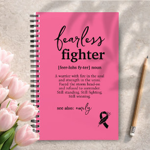 Überlebende der Brustkrebsreise Pink Journal Notizbuch