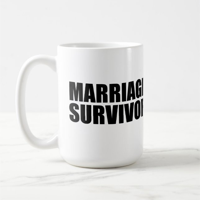 Überlebende der Ehe Kaffeetasse (Links)
