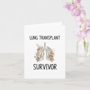 Überlebende einer Lungentransplantation Karte