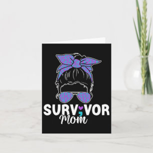 Überlebende Mama - Semicolon Suicide Prevention Aw Karte