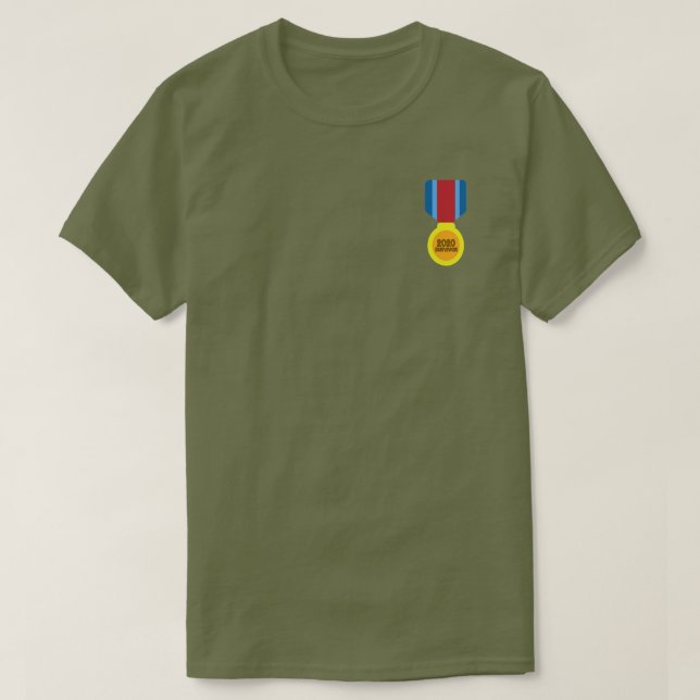 Überlebende Medaille 2020 T-Shirt (Design vorne)