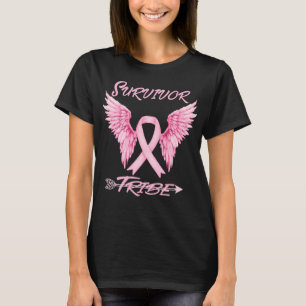 Überlebende Stamm Brustkrebs Bewusstsein T-Shirt