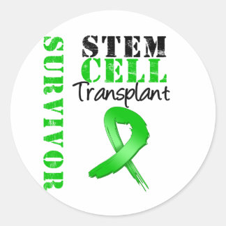Überlebende - Stammzelltransplantation Runder Aufkleber