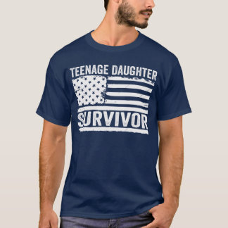 Überlebende Teenager-Tochter T-Shirt