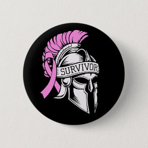 Überlebender Brustkrebs Button