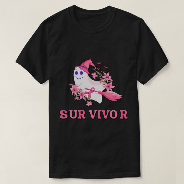 Überlebender Brustkrebs T-Shirt (Design vorne)