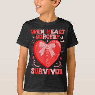 Überlebender der Herzoperation Krieger Herzerkrank T-Shirt