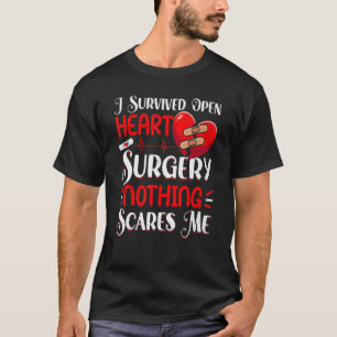 Überlebender einer Herzoperation Bypass-Patient He T-Shirt