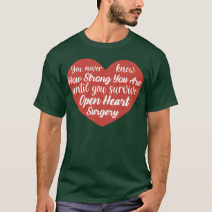 Überlebender einer Herzoperation Retro Grün 70er l T-Shirt