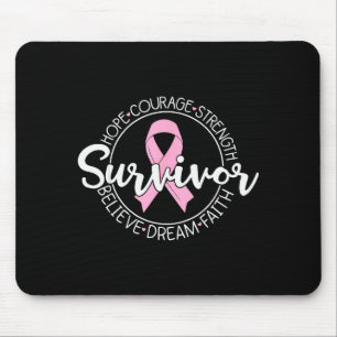 Überlebender Hoffnung Mut Stärke Glaube Traum Glau Mousepad