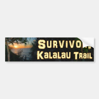Überlebender: Kalalau Spur Autoaufkleber