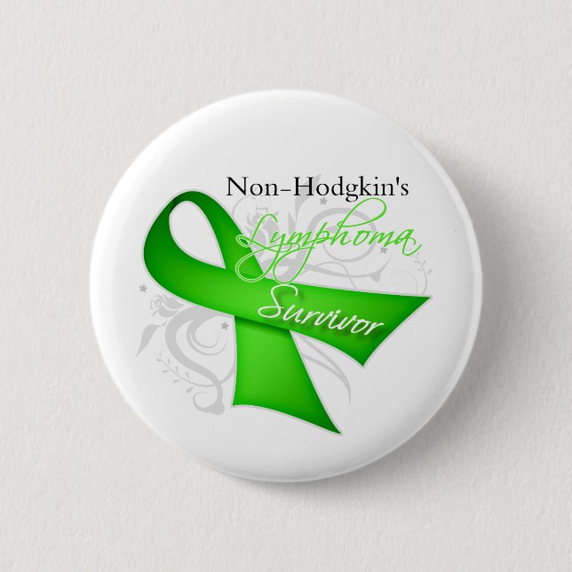 Überlebendes - Non-Hodgkin-Lymphom Button (Vorderseite)