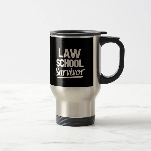 Überlebendreise-Tasse der juristischen Fakultät Reisebecher (Rechts)