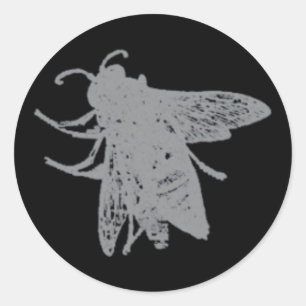 Überlebens-Fliegen-Aufkleber Runder Aufkleber