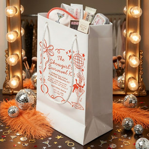 Überlebens-Kit für den Junggesellinnenabschied in  Kleine Geschenktüte