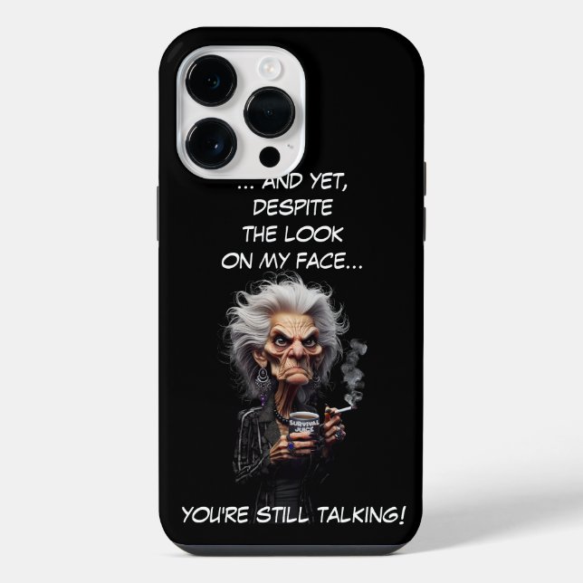 Überlebenssaft iPhone 14 Pro Max Hülle (Rückseite)