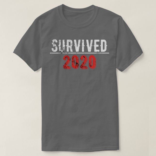 Überlebt 2020 T-Shirt (Design vorne)