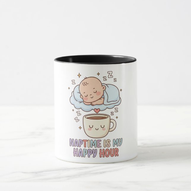Überlebte Chaos Watercolor Tasse (Zentrum)