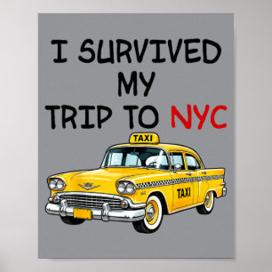 Überlebte Reise Nach Nyc - Lustiges New York City Poster