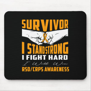 Überlegen Ich stehe stark Rsd Crps Bewusstsein Mousepad