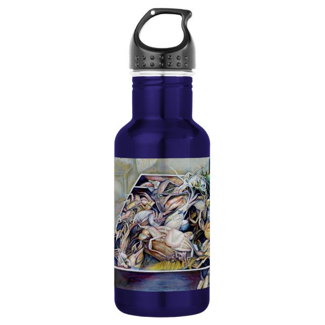 Überlegen Sie außerhalb der Box Edelstahlflasche (Vorderseite)