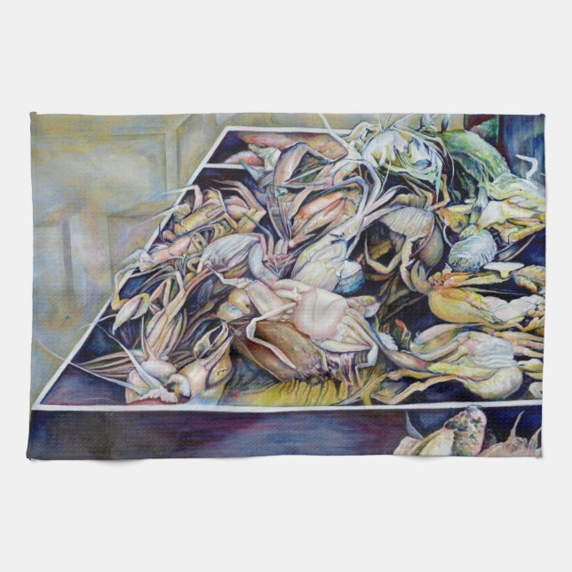 Überlegen Sie außerhalb der Box Küchentuch (Horizontal)