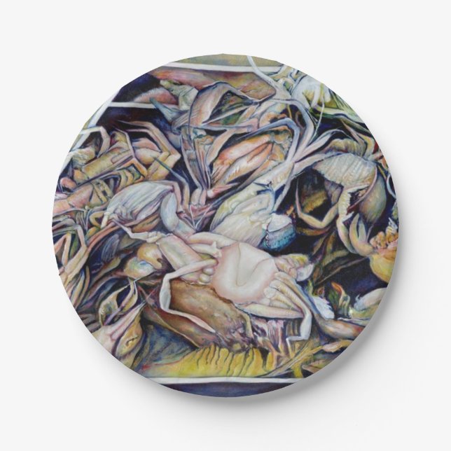 Überlegen Sie außerhalb der Box Pappteller (Vorderseite)