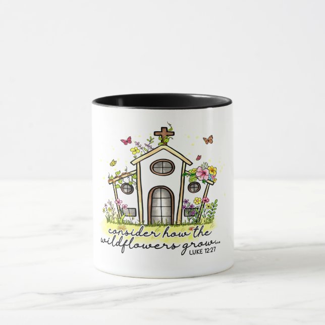 "ÜBERLEGEN, WIE DIE WILDBLUMEN WACHSEN" BIBAR SEHR TASSE (Zentrum)