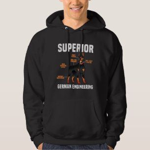 Überlegene deutsche Ingenieurbürokratie Dobermans  Hoodie