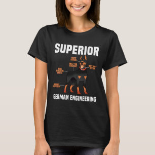 Überlegene deutsche Ingenieurbürokratie Dobermans  T-Shirt