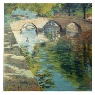 Überlegungen an einem Kanal (von William Merritt C Fliese