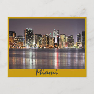 Überlegungen aus Miami, Florida, der Zauberstadt Postkarte