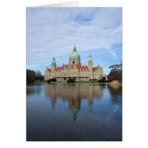 Überlegungen in Hannover, Deutschland - Grußkarte