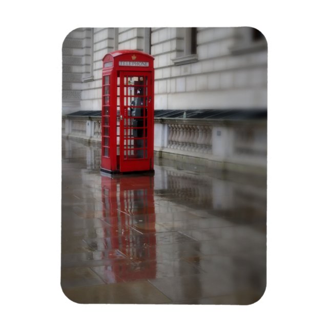 Überlegungen zu einer Red Phone Box - London Magne Magnet (Vertikal)