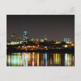 Überlegungen zu Kaw Point in Kansas City Postkarte