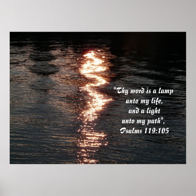 Überlegungen zu Wasser/Schrift Poster (Vorne)