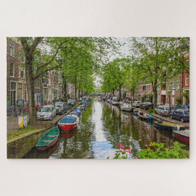 Überlegungen zum Amsterdamer Kanal, Niederlande (Horizontal)