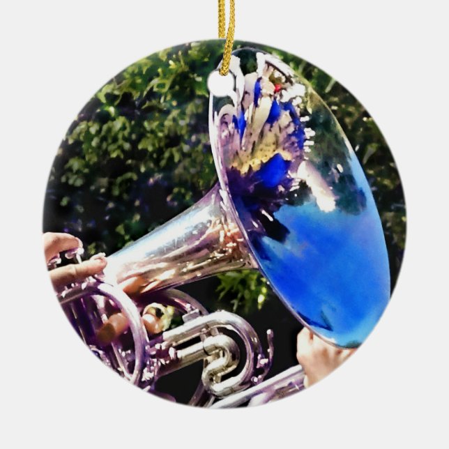 Überlegungen zum Horn von Baritone Keramik Ornament (Vorne)