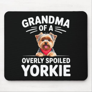 Übermäßig gesiltes Yorkie-Oma-Design Mousepad