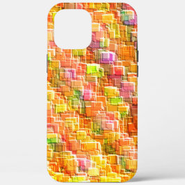 Übermäßiges Durcheinander geprägter Quadratzoll Case-Mate iPhone Hülle